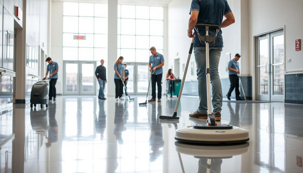 360 Floor Cleaning Services in Educational Facilities