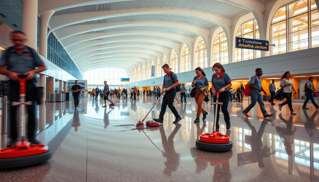 ATL airport janitorial services