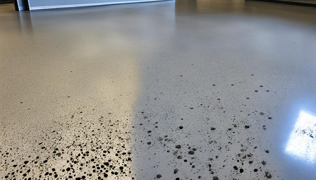 Atlanta concrete floor scrubbing process