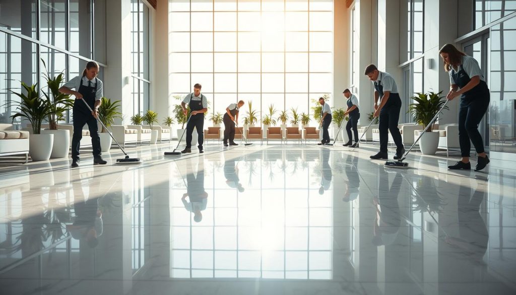 Commercial floor cleaning services Atlanta