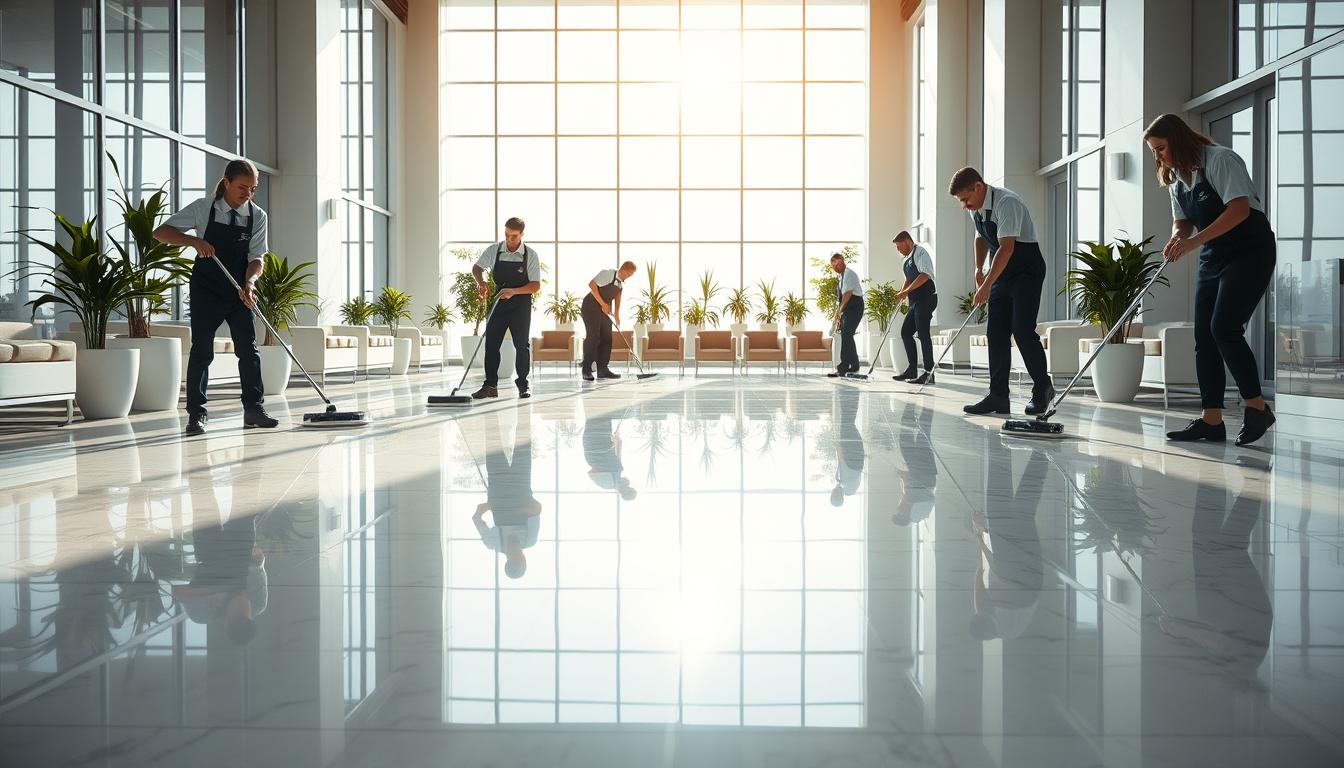Commercial floor cleaning services Atlanta