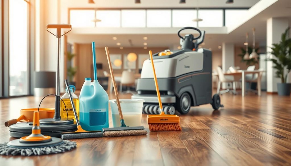Commercial floor cleaning solutions