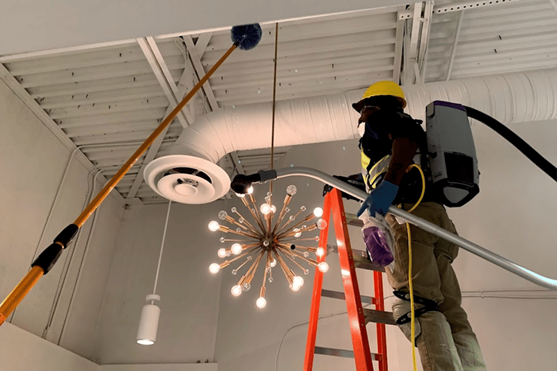 High Dusting Ceiling Cleaning Services in Atlanta GA - 360 Floor Cleaning Services Warehouse, Industrial and Commercial Floor Cleaning Services in Atlanta. GA