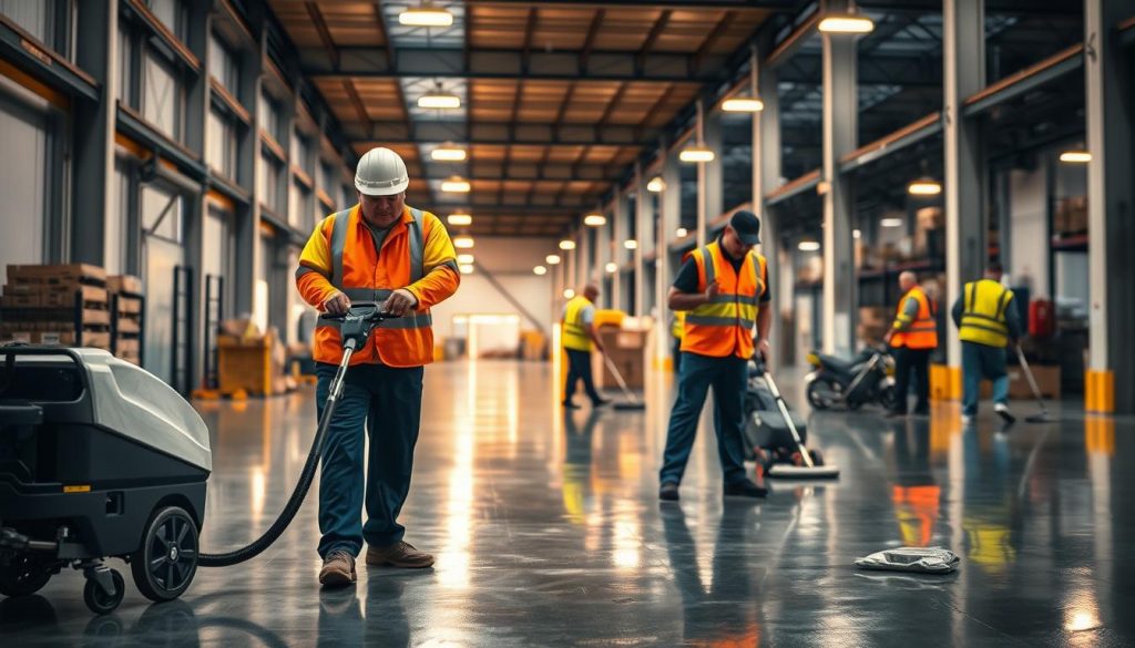 OSHA standards cleaning