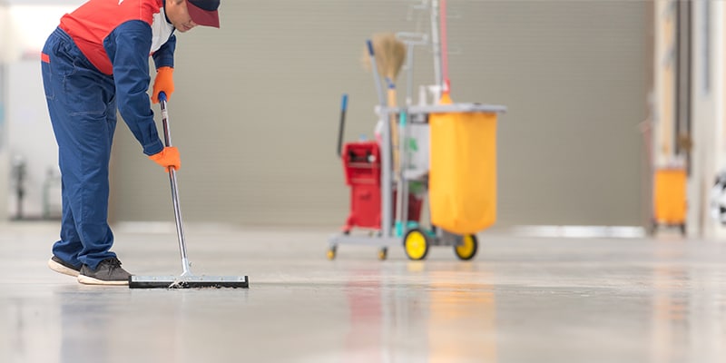 Warehouse With Professional Sweeping