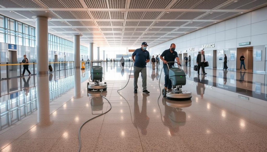 airport floor cleaning services Atlanta
