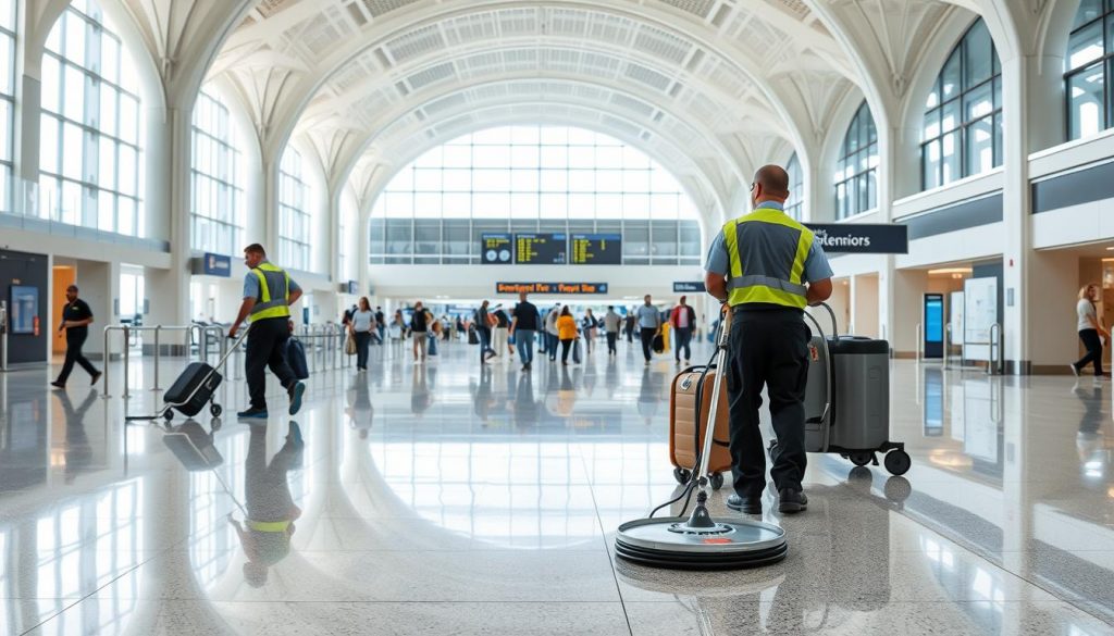 airport floor cleaning services Atlanta