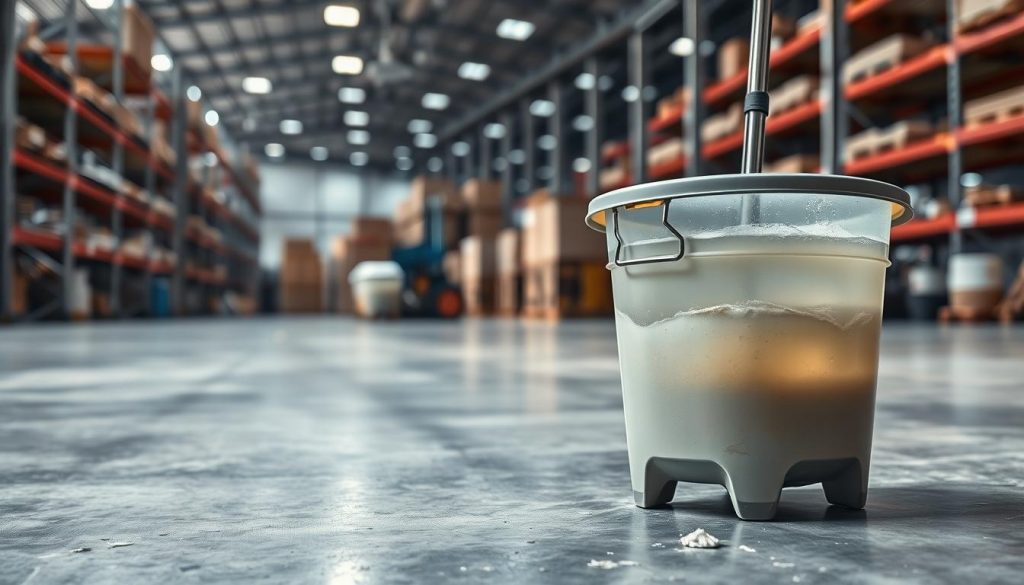 best cleaner for dusty warehouse floors
