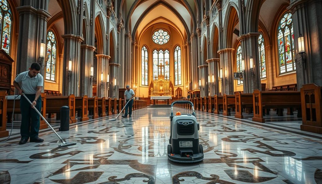 church floor cleaning services in Atlanta