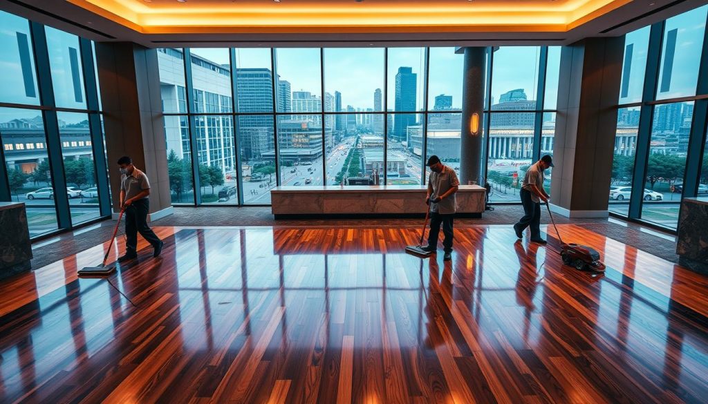 commercial floor cleaning services in Atlanta
