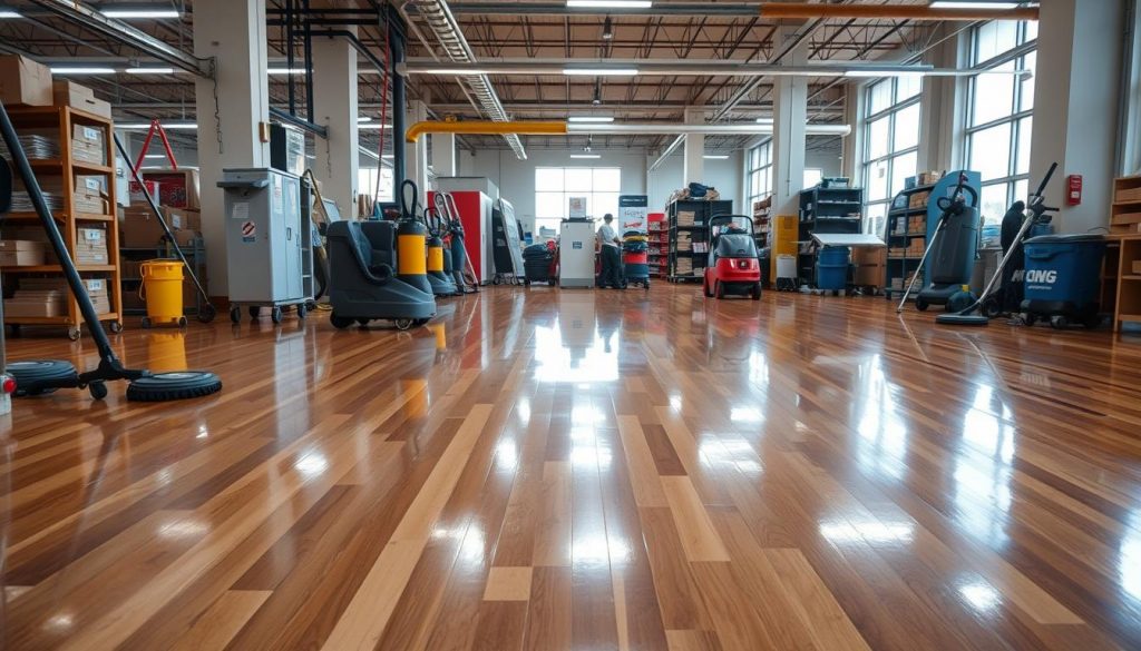 commercial hard surface floor cleaning in Atlanta GA