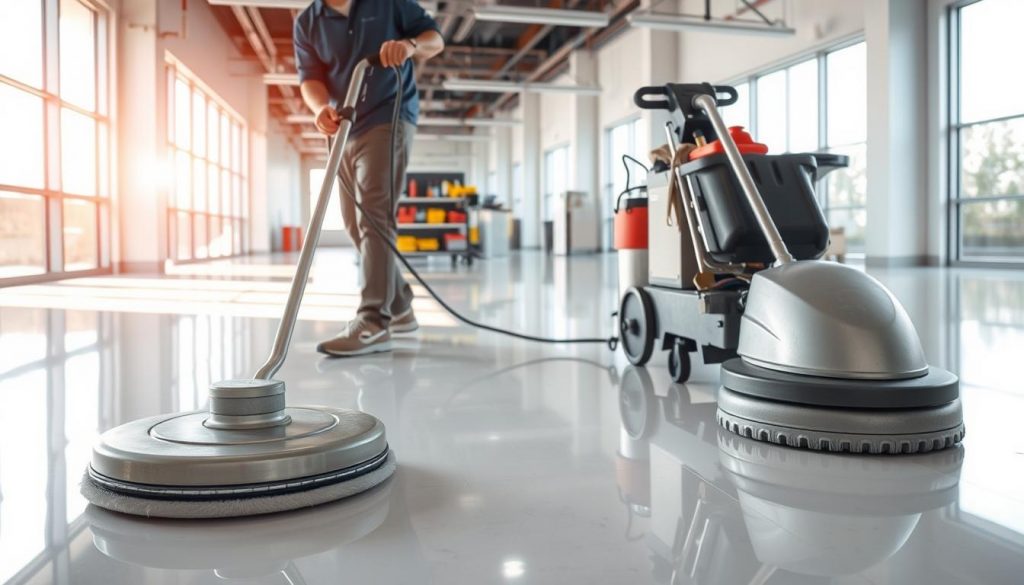 commercial janitorial floor services