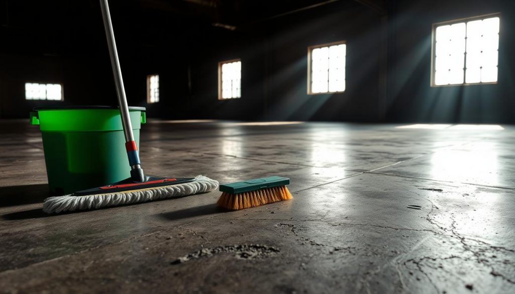 concrete floor stripping and waxing techniques