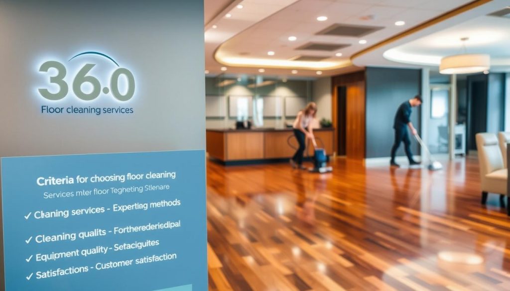 criteria for choosing floor cleaning services