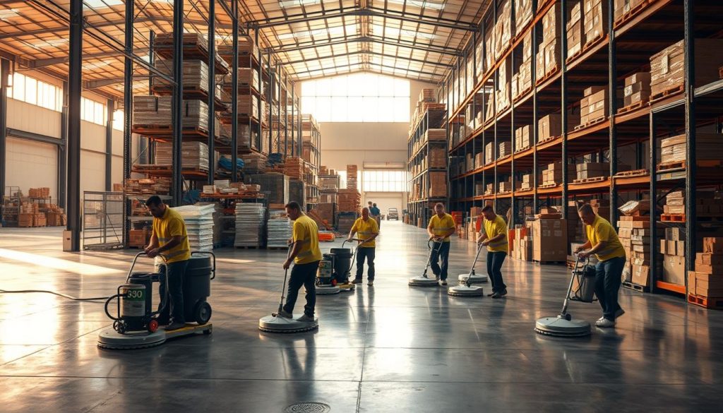 current warehouse cleaning practices