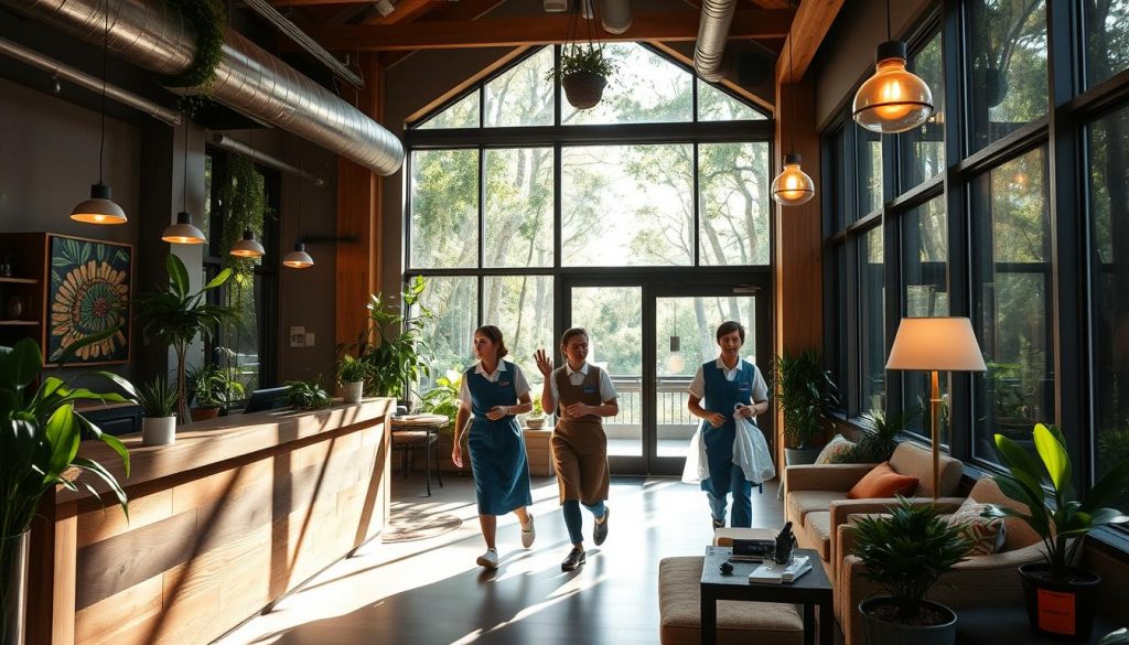 eco-friendly hotel cleaning Atlanta