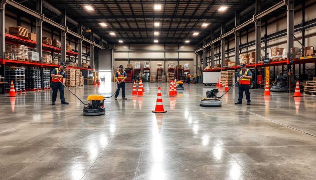 expert warehouse floor cleaning