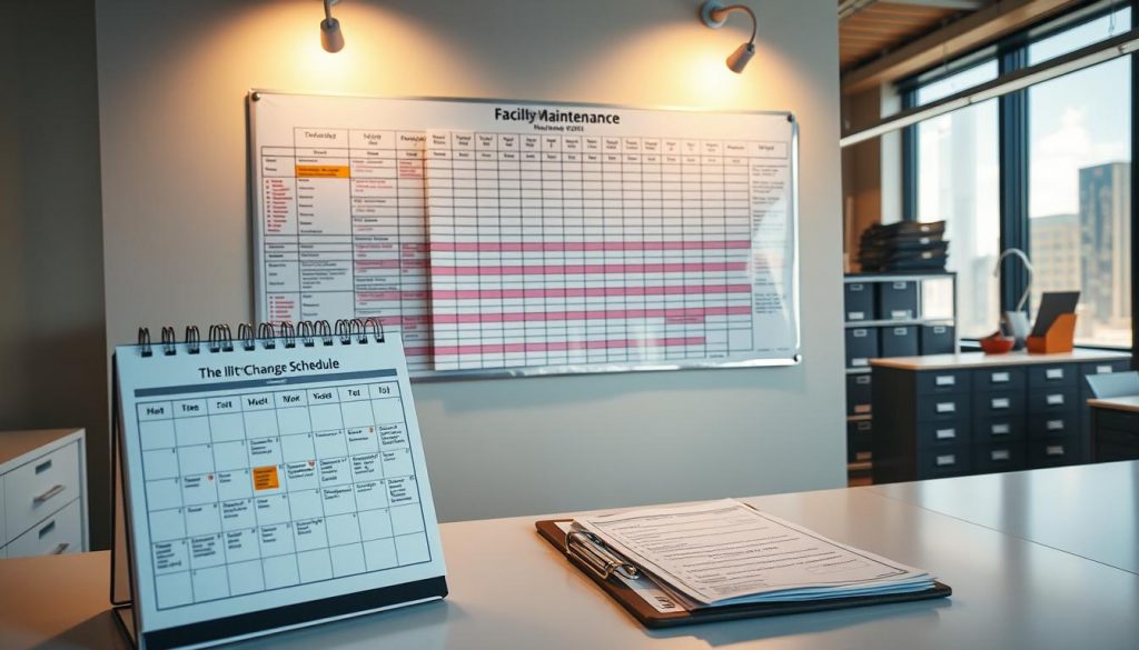 facility maintenance schedule