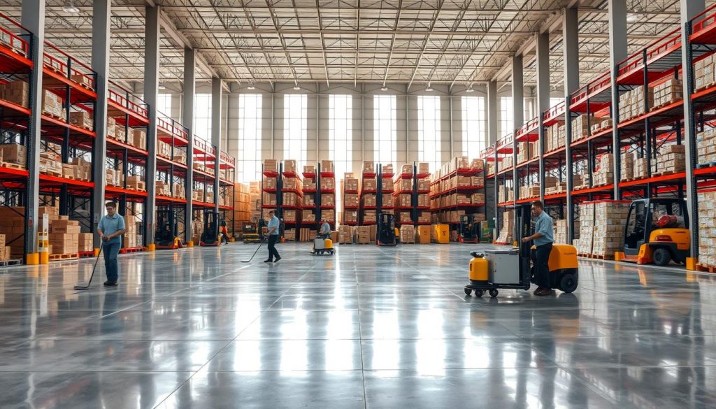 floor cleaning services for distribution centers in Atlanta