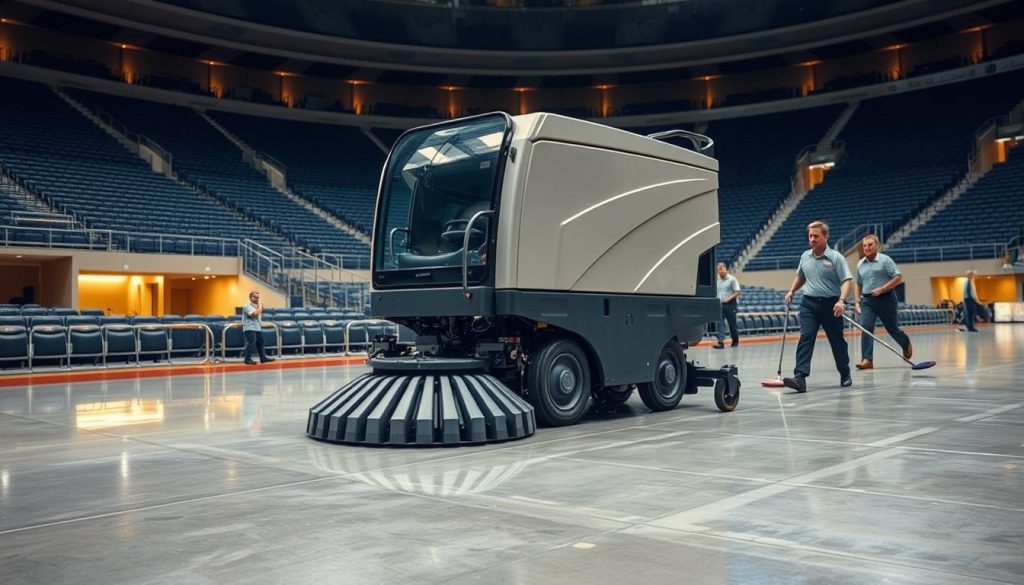 high-traffic floor cleaning techniques