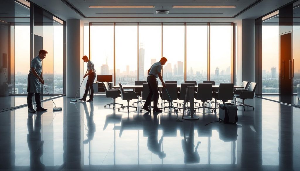 hiring commercial cleaning service factors
