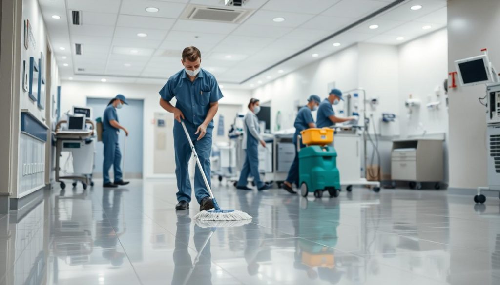 hospital floor cleaning services Atlanta