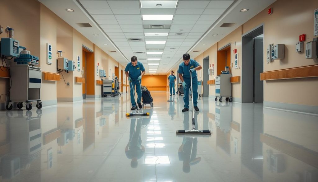 hospital floor cleaning services Atlanta