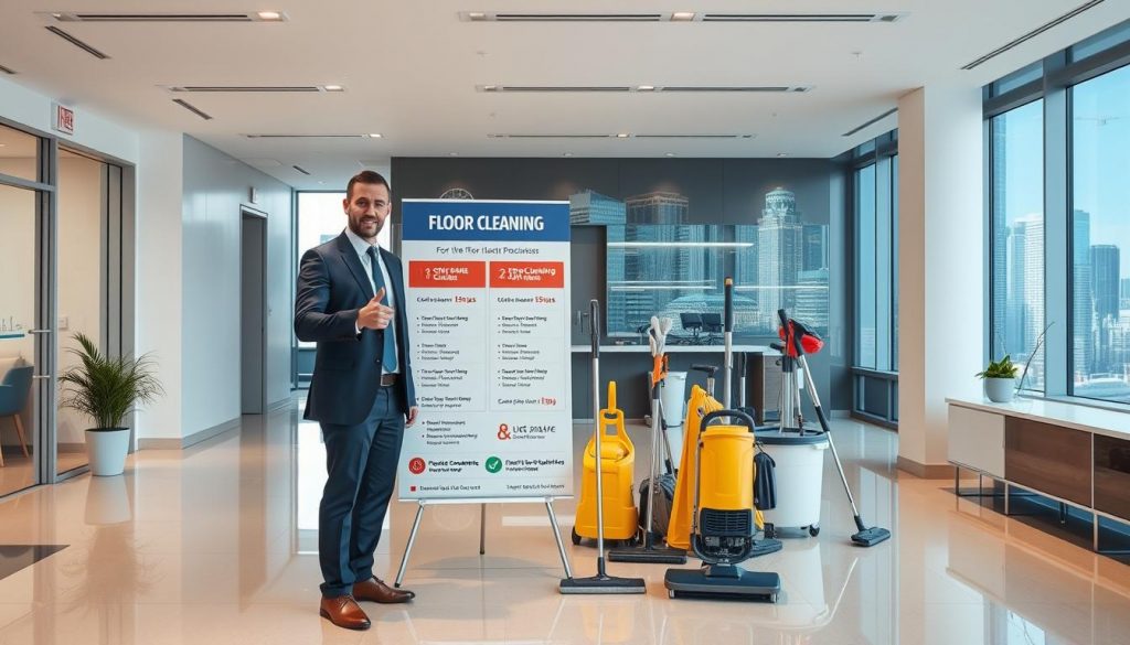 how to advertise floor cleaning business