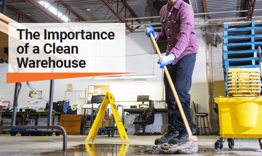regular warehouse floor cleaning