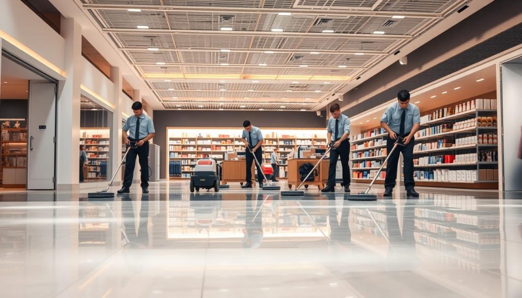 retail floor cleaning