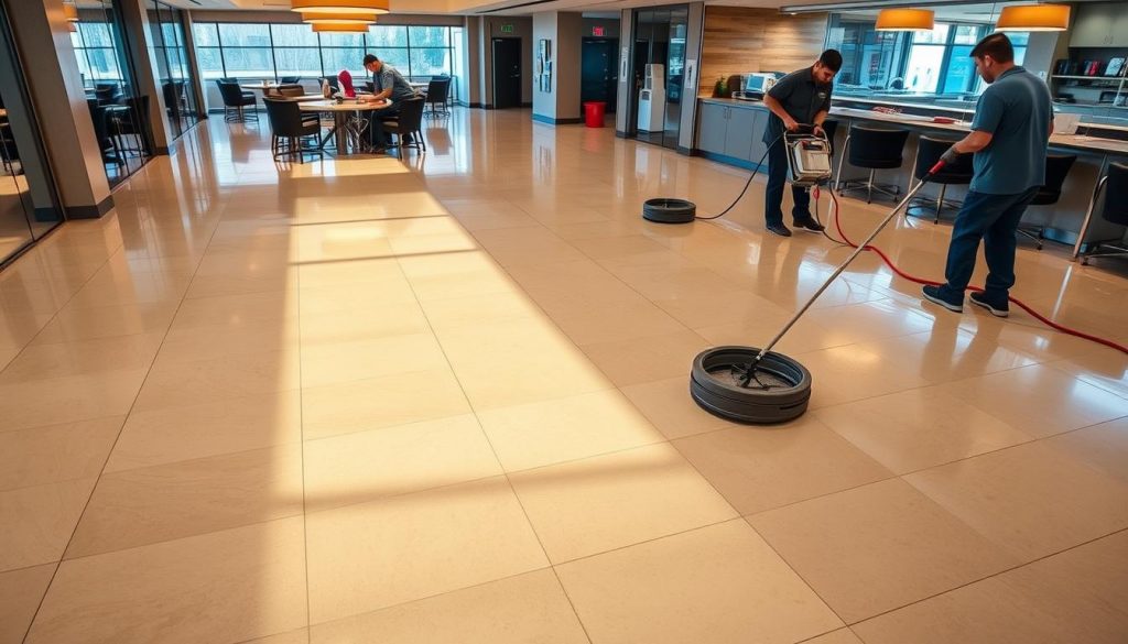 tile floor stripping and waxing Atlanta
