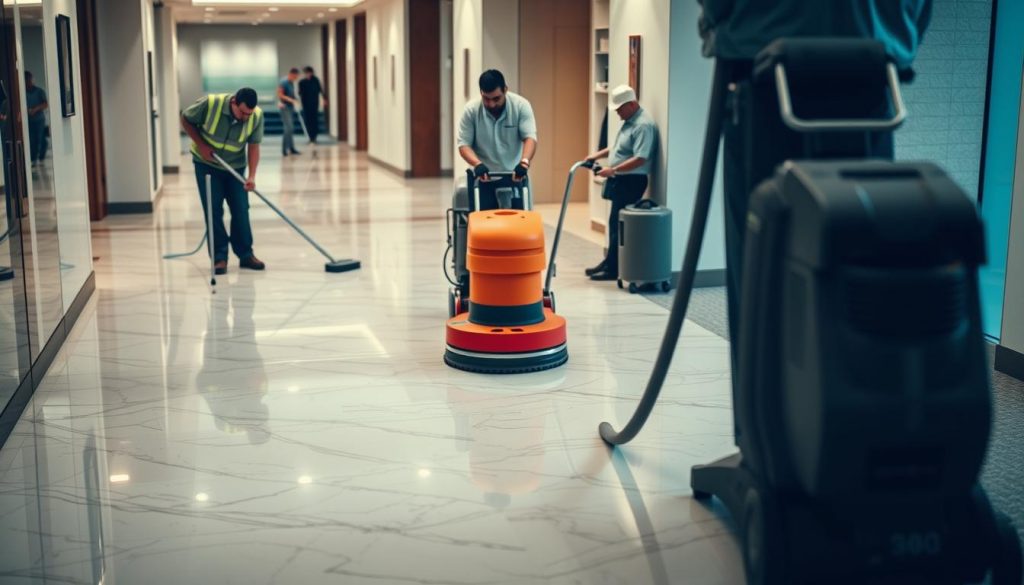 types of floor cleaning services