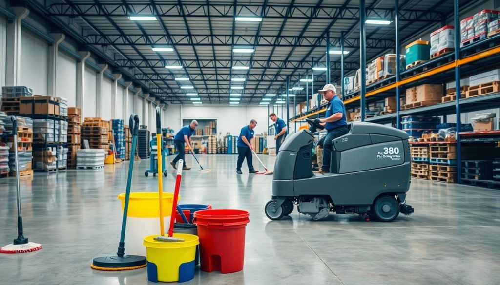 warehouse cleaning needs