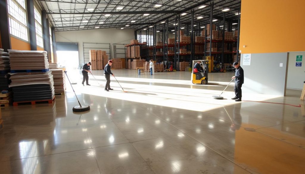 warehouse floor cleaning Atlanta