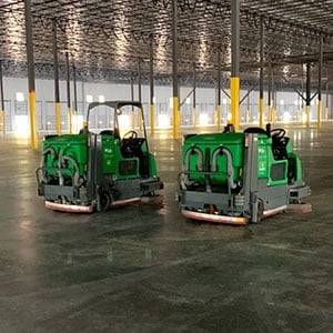 360 Floor Cleaning Services uses Advance 7765 Rider Floor Sweeper Scrubber like this one for larger Commercial and Industrial Floor Cleaning Services in Atlanta,GA 